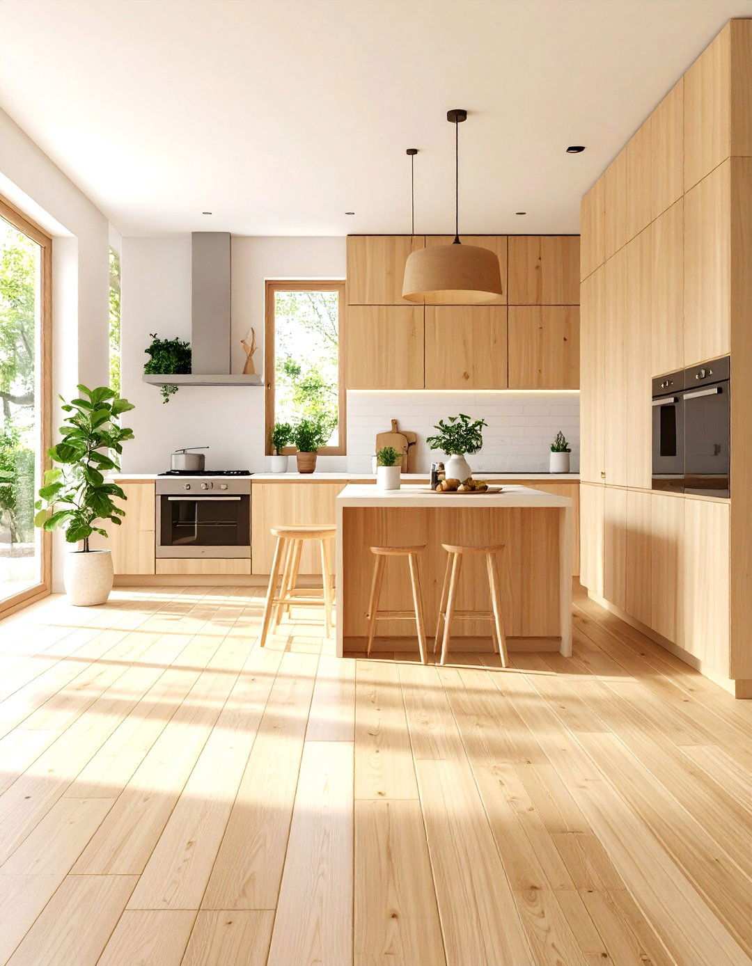 Bamboo Natural Honey Tones - 24 Wood Floor Colors