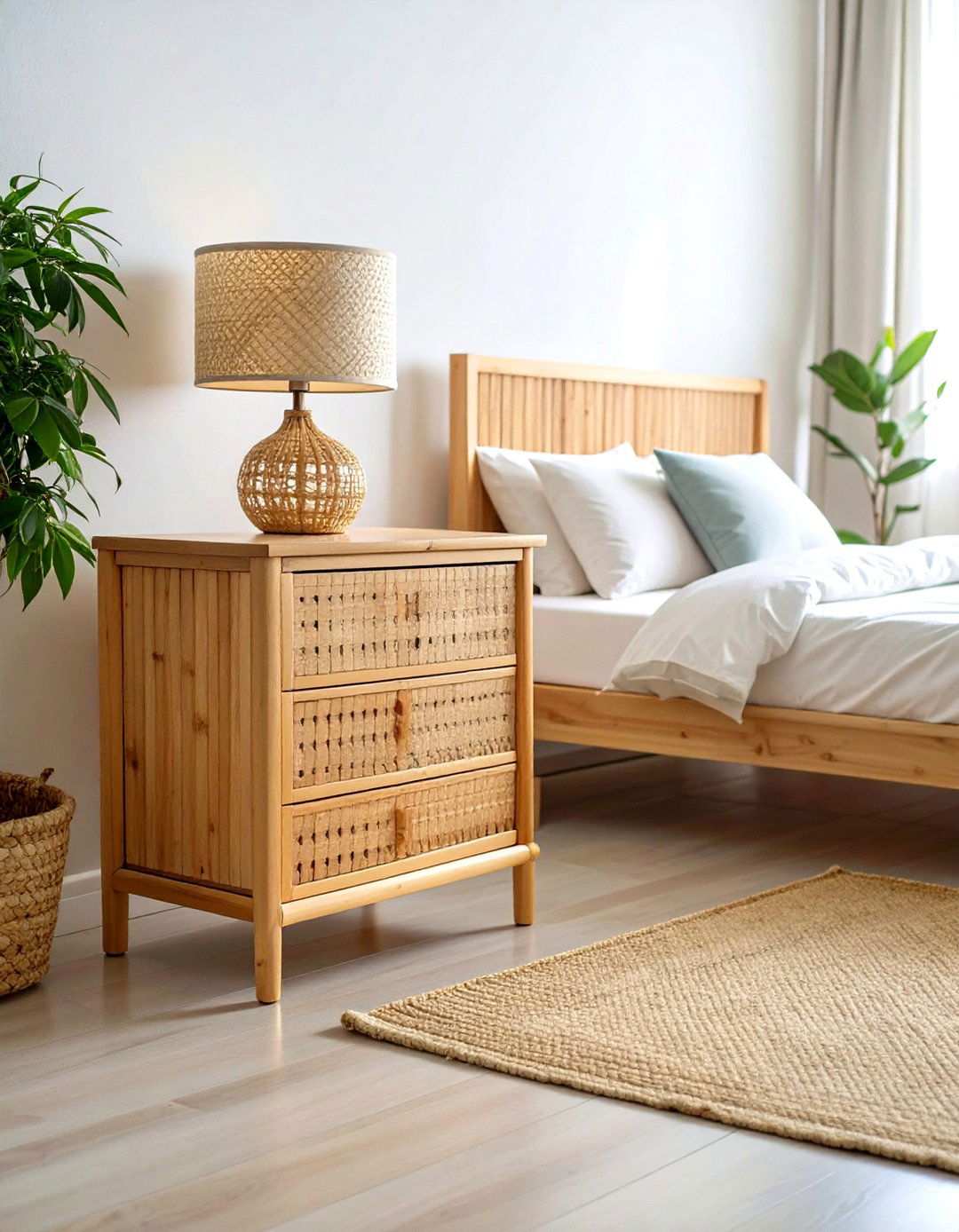 Bamboo Sustainable Nightstand - 24 Nightstand Ideas