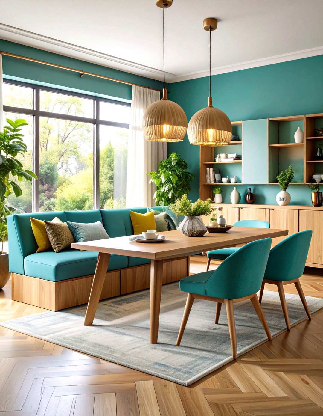 Banquette Storage Solutions - 24 Small Dining Room Ideas