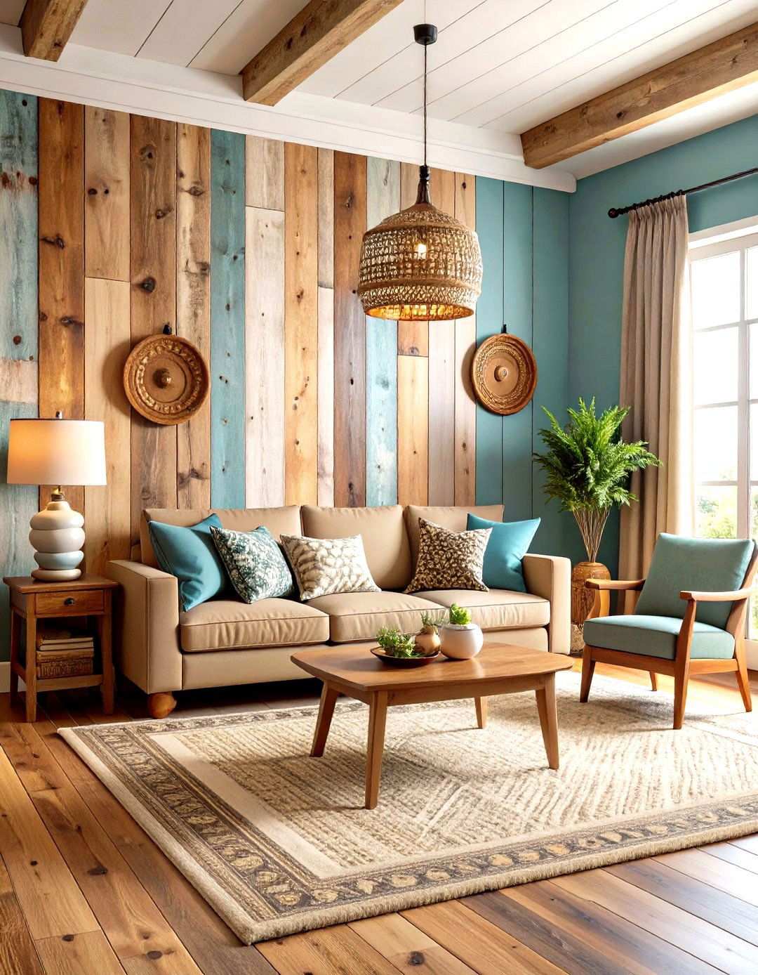 Barn Wood Accent Wall Features - 24 Western Decor Ideas