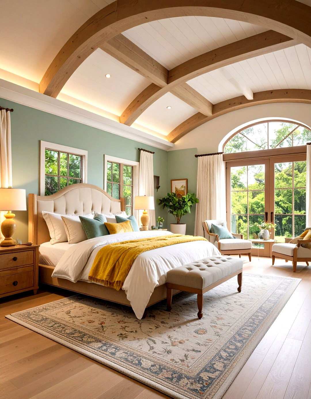 Barrel Vault Reverse Tray Master Suite - 24 Reverse Tray Ceiling Ideas