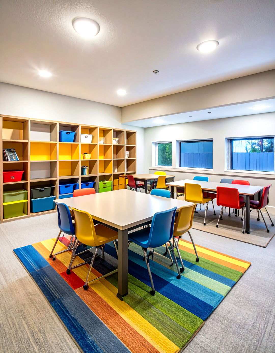 Basement Homeschool Learning Center - 24 Homeschool Room Ideas