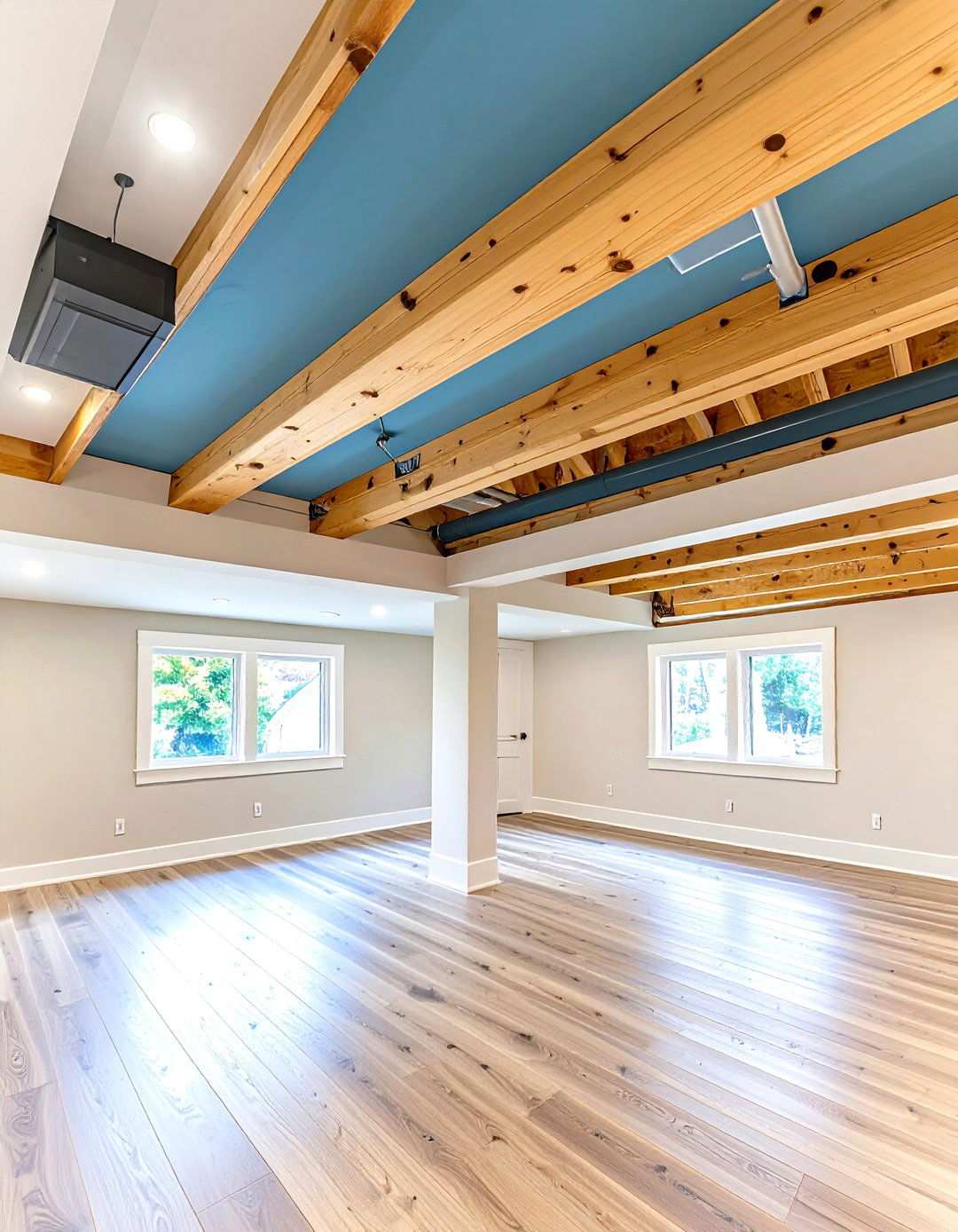 Basement Transformation Ceiling Solutions - 24 Wood Slat Ceiling Ideas