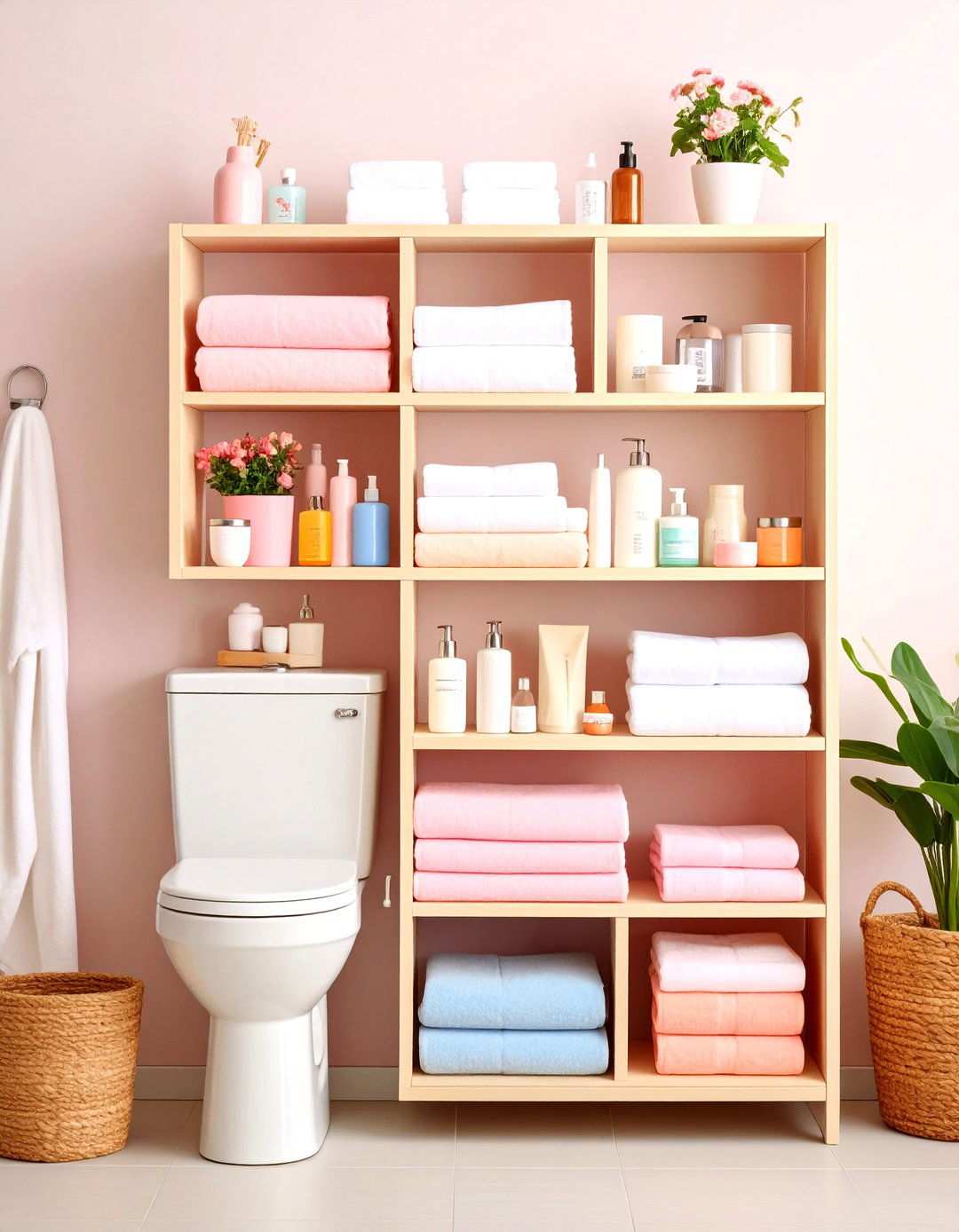 Bathroom Over Toilet Storage - 24 Storage Ideas