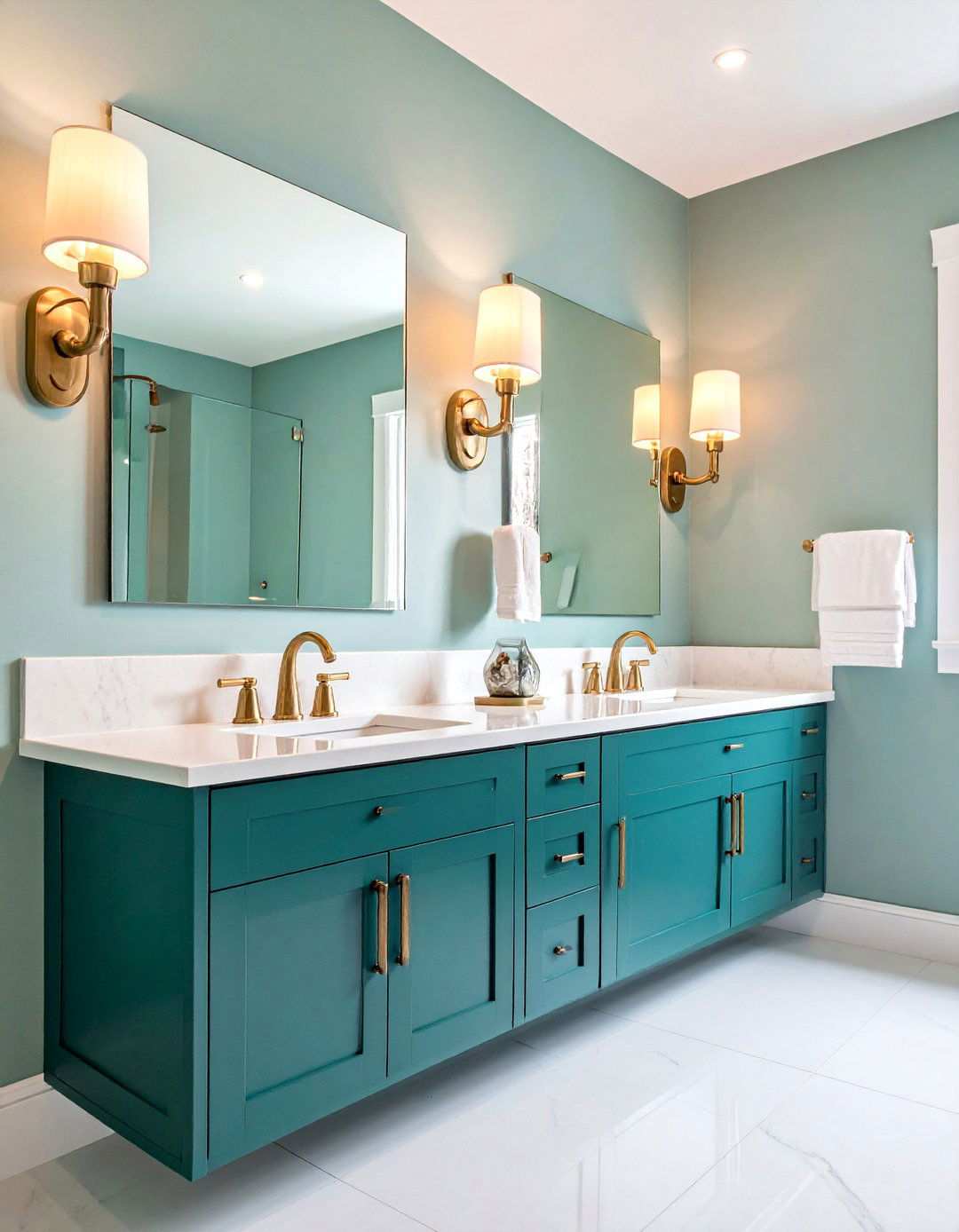 Bathroom Sconces with Swing Arm Functionality - 24 Small Bathroom Lighting Ideas