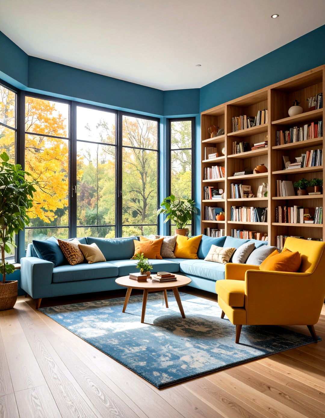 Bay Window Library Corner - 24 Reading Room Ideas