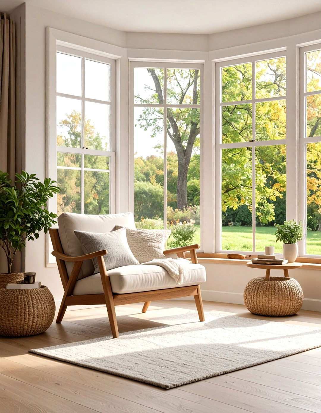 Bay Window Reading Nook Integration - 24 Living Room Layout Ideas