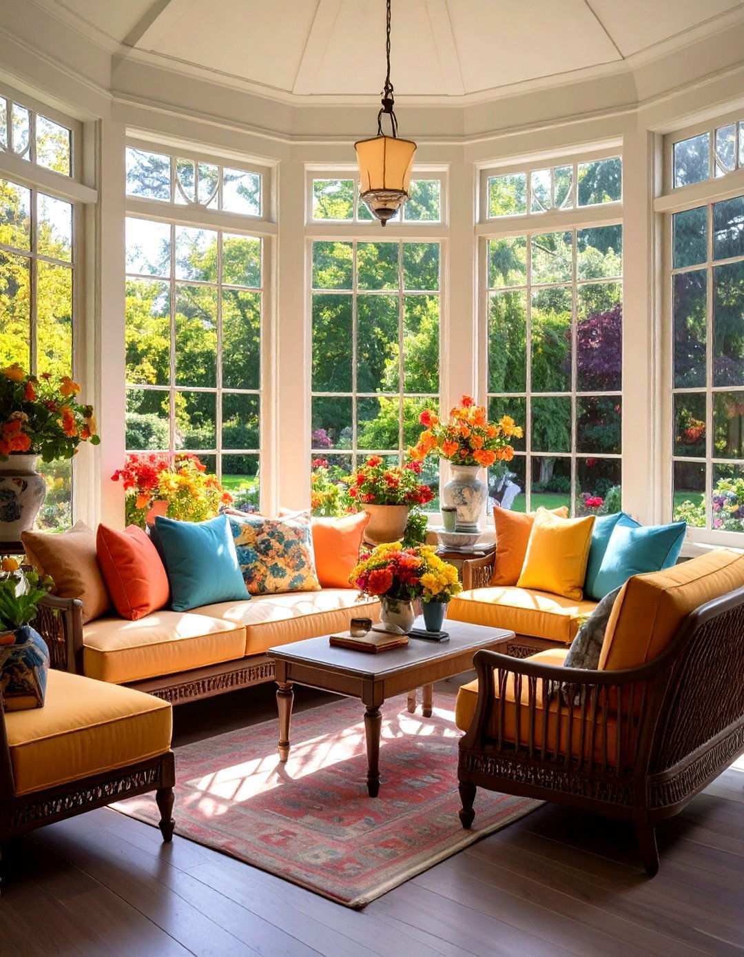 Bay Window Victorian Sitting Area - 24 Victorian Sunroom Ideas