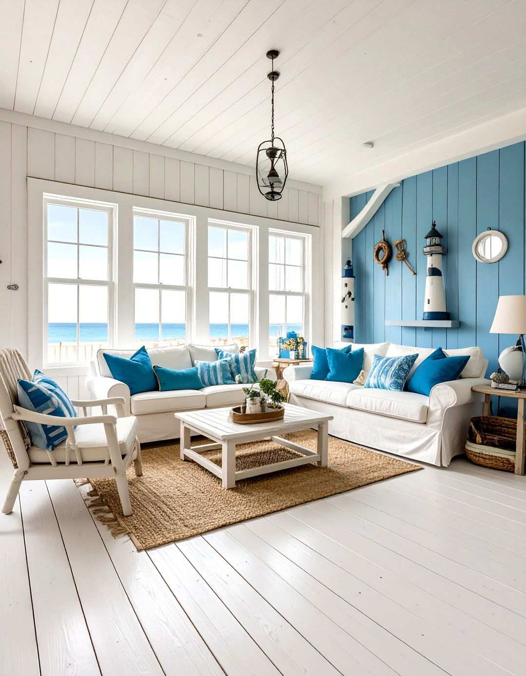 Beach Cottage Reading Deck - 24 kids reading nook ideas