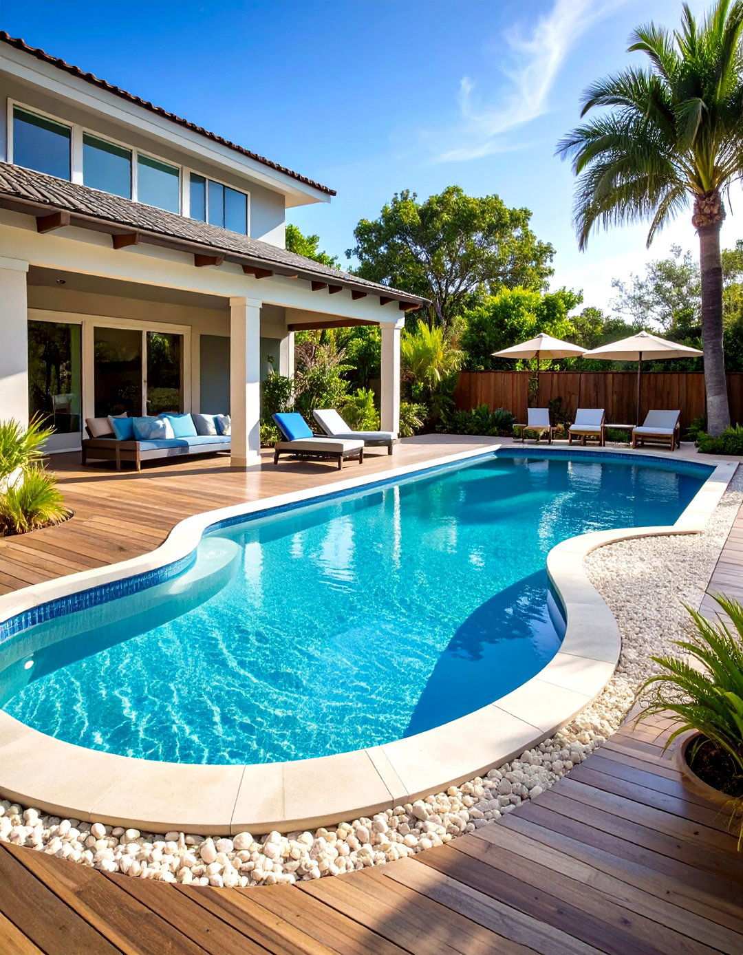 Beach Entry Lagoon Pool - 24 Lagoon Pool Ideas