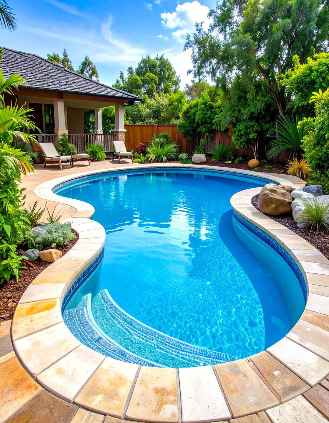 Beach Entry Pool Design - 24 Lagoon Pool Design Ideas