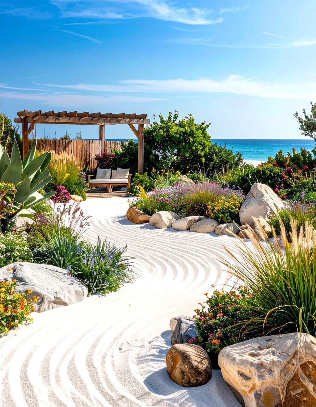 Beach Inspired Garden - 24 Zen Garden Ideas