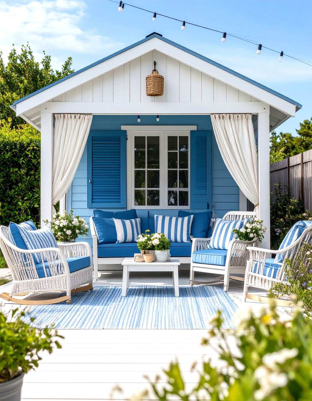 Beach Style Reading Cabana - 24 Outdoor Reading Nook Ideas
