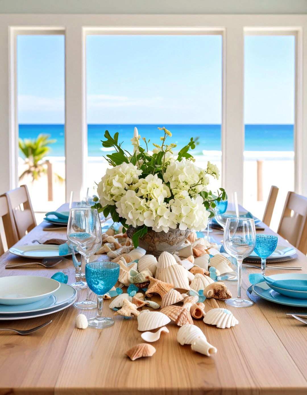 Beachside Natural Elements - 24 Rehearsal Dinner Centerpiece Ideas