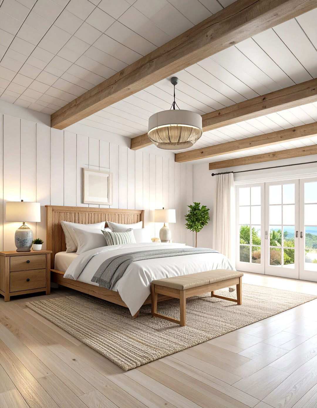 Beadboard Plank Ceiling Design - 24 Wood Plank Ceiling Ideas