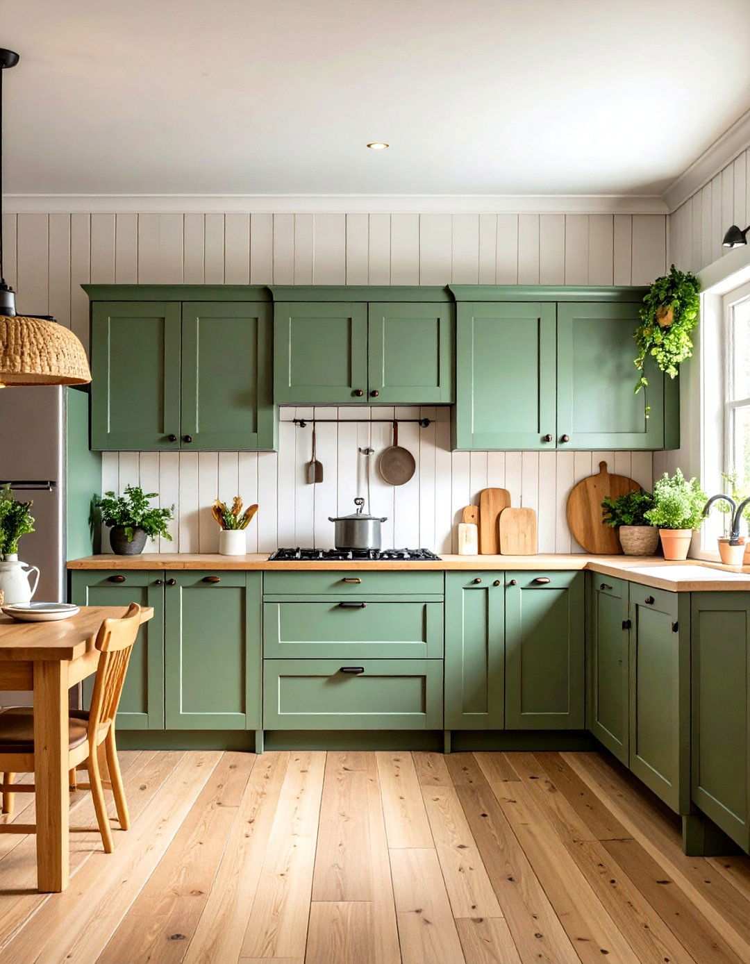 Beadboard Wood Panels - 24 Rustic Backsplash Ideas