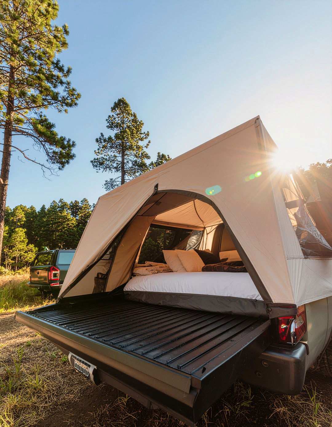 Bed Tent Camping Systems - 24 Truck Bed Storage Ideas