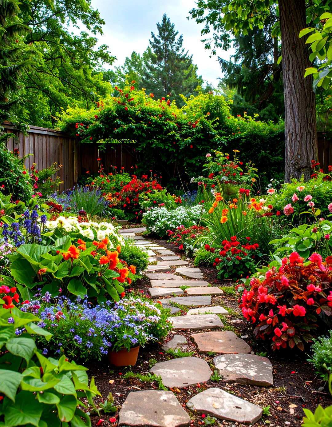 Begonia Summer Color Gardens - 24 Shady Garden Ideas