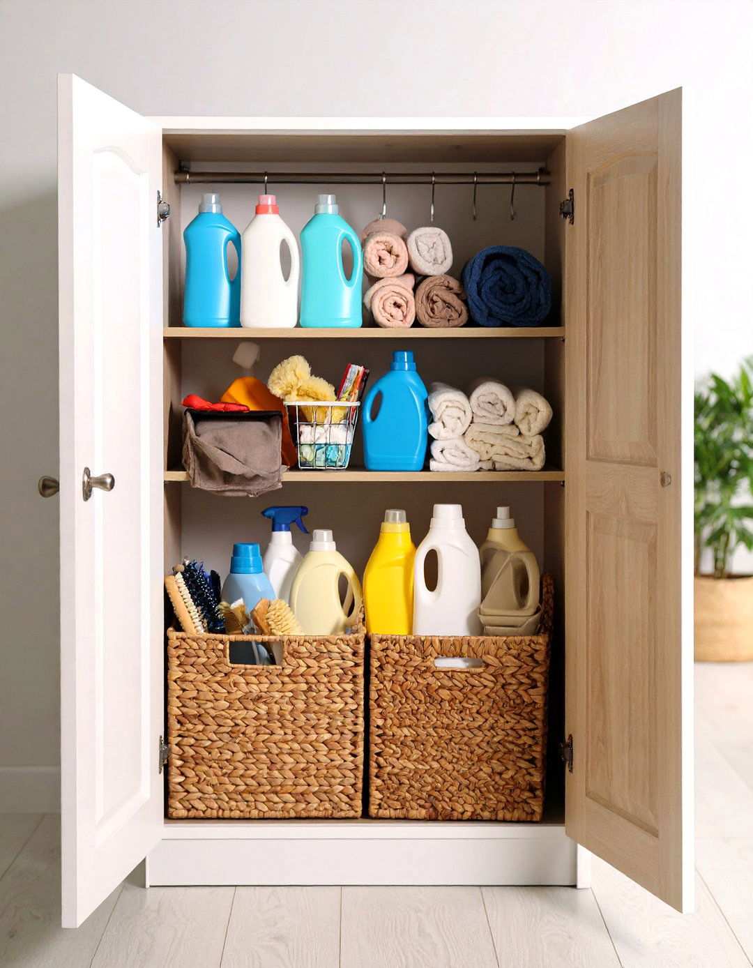 Behind Door Organizers - 24 Laundry Room Storage Ideas