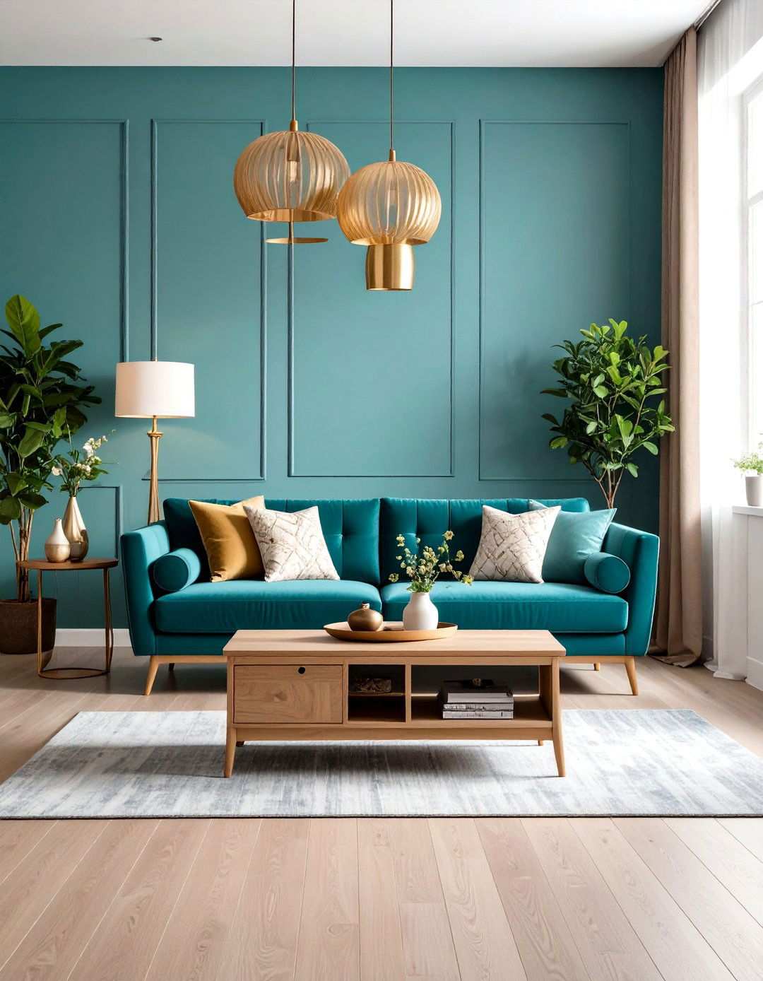 Behind Sofa Console Storage - 24 Living Room Storage Ideas