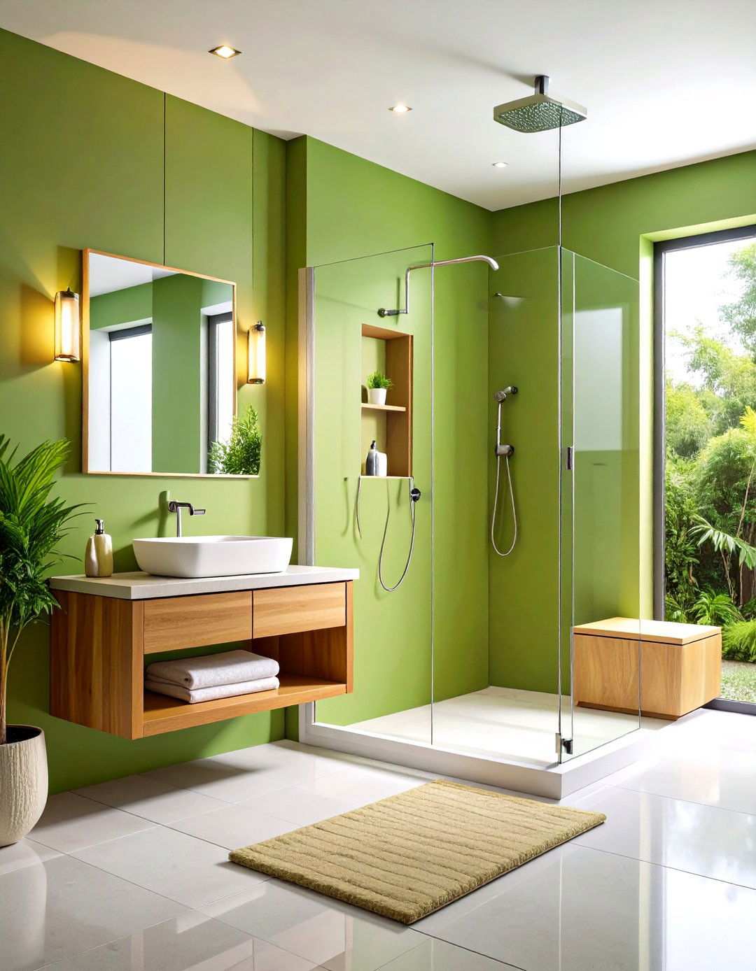 Bench Integrated Storage Niche - 24 Shower Niche Ideas