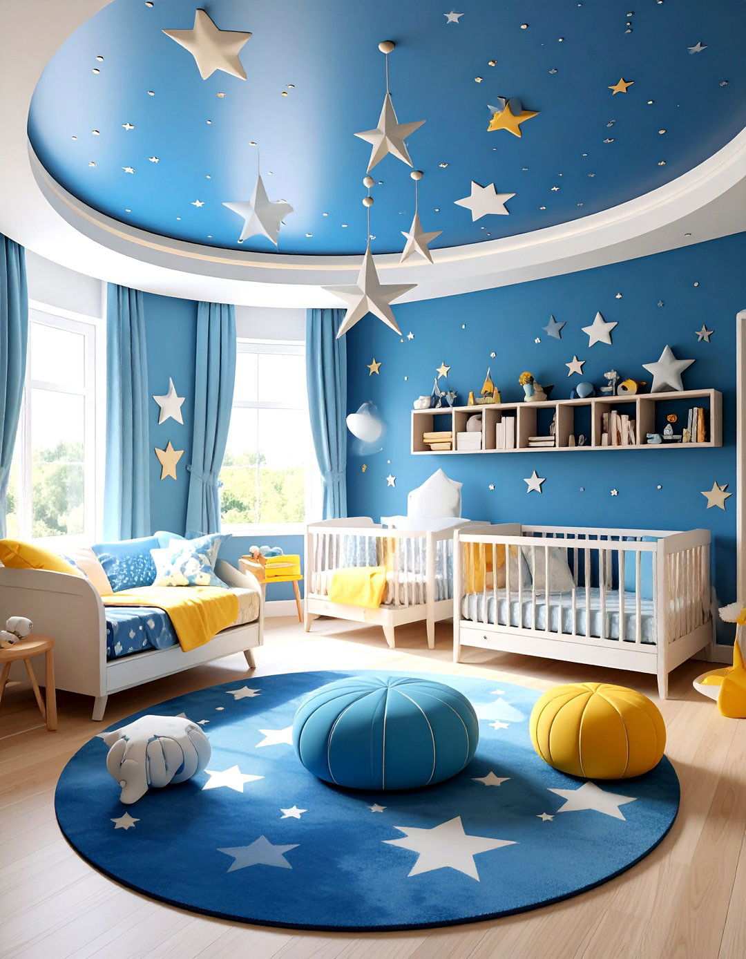 Binary Star System Design - 24 Space-themed Nursery Ideas