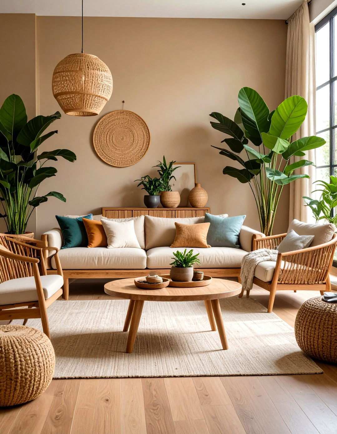 Biophilic Design Sanctuary - 24 Large Living Room Ideas