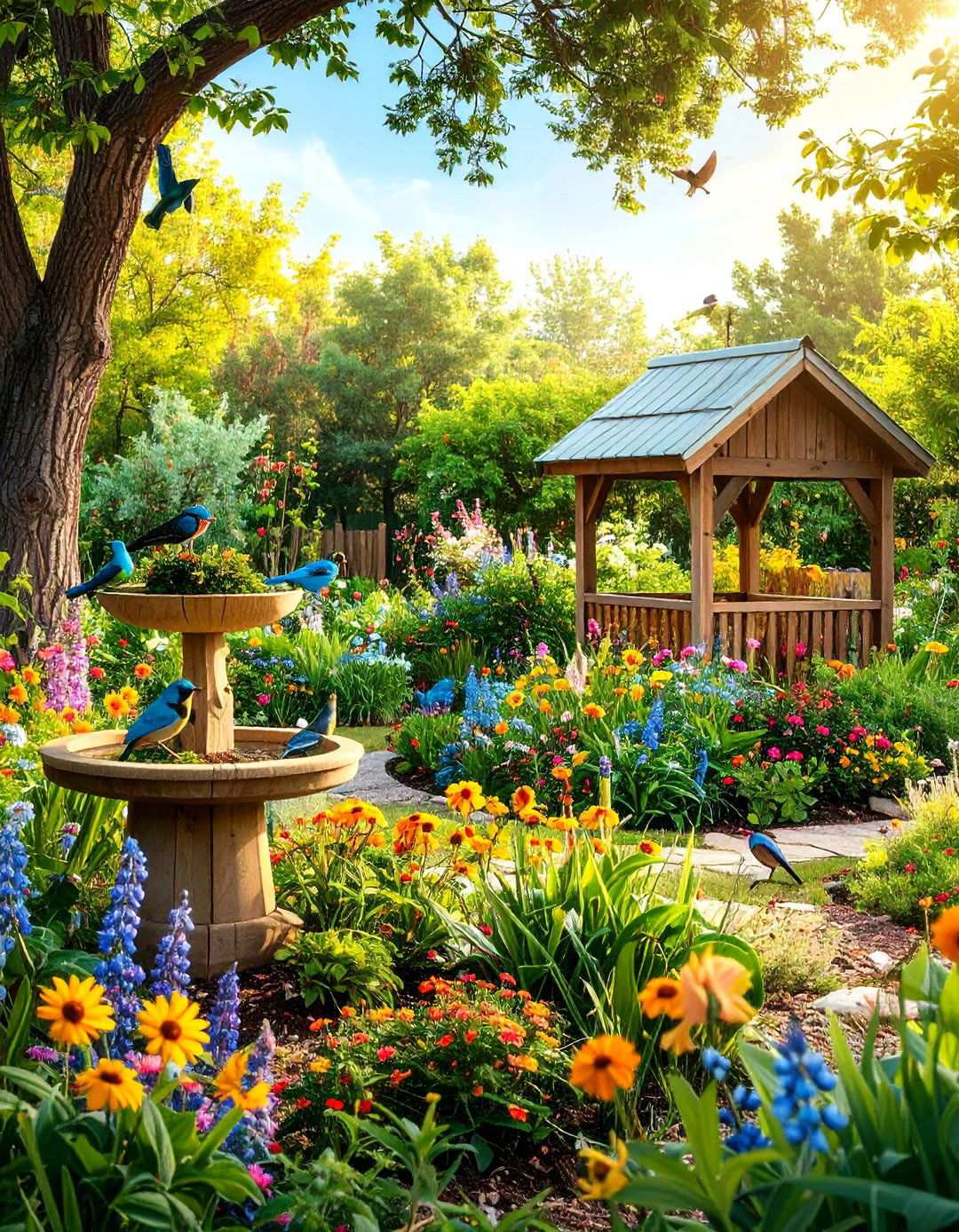 Bird and Wildlife Garden - 24 Memorial Garden Ideas