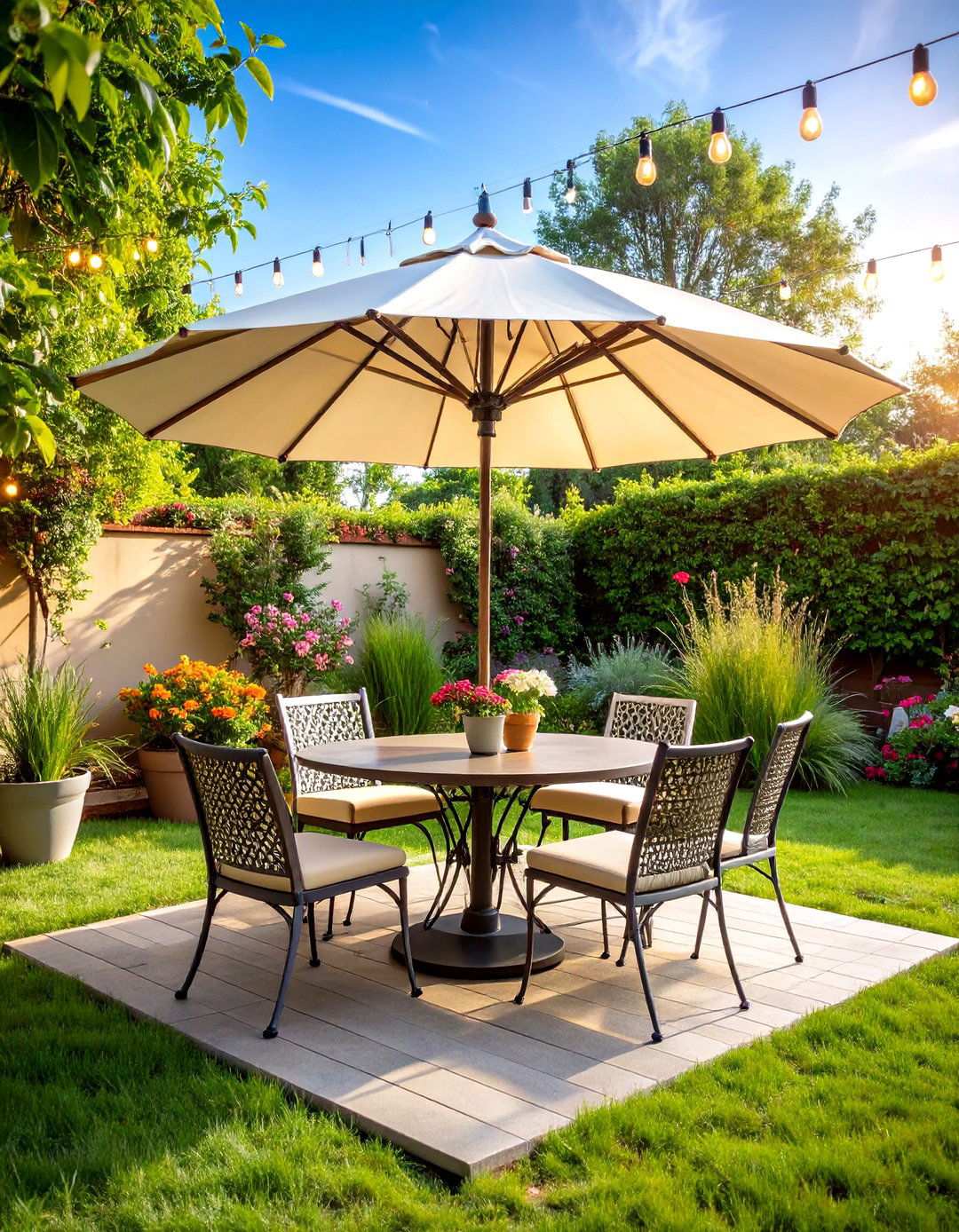 Bistro Dining Patio - 24 Small Backyard Patio Ideas