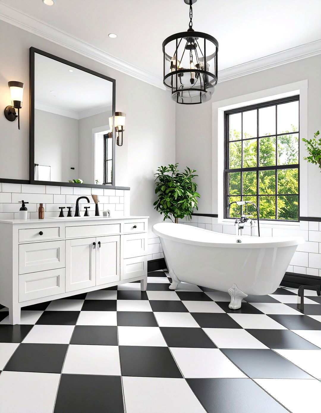 Black and White Classic - 24 Vintage Bathroom Ideas