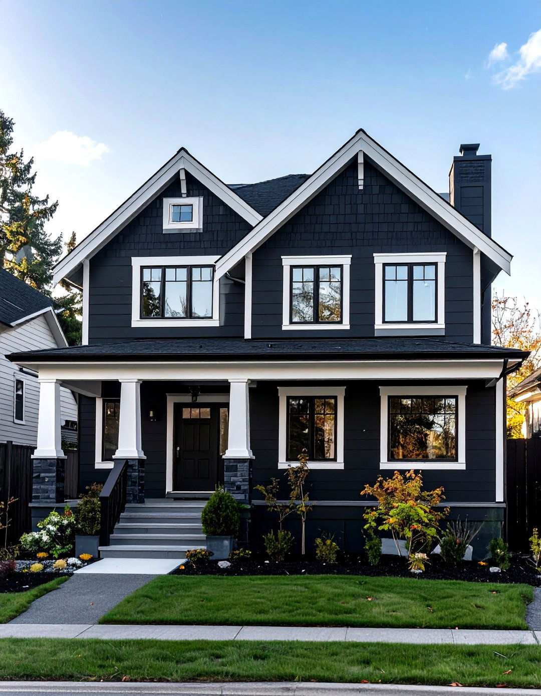 Black and White Monochromatic Designs - 24 Modern Black Houses