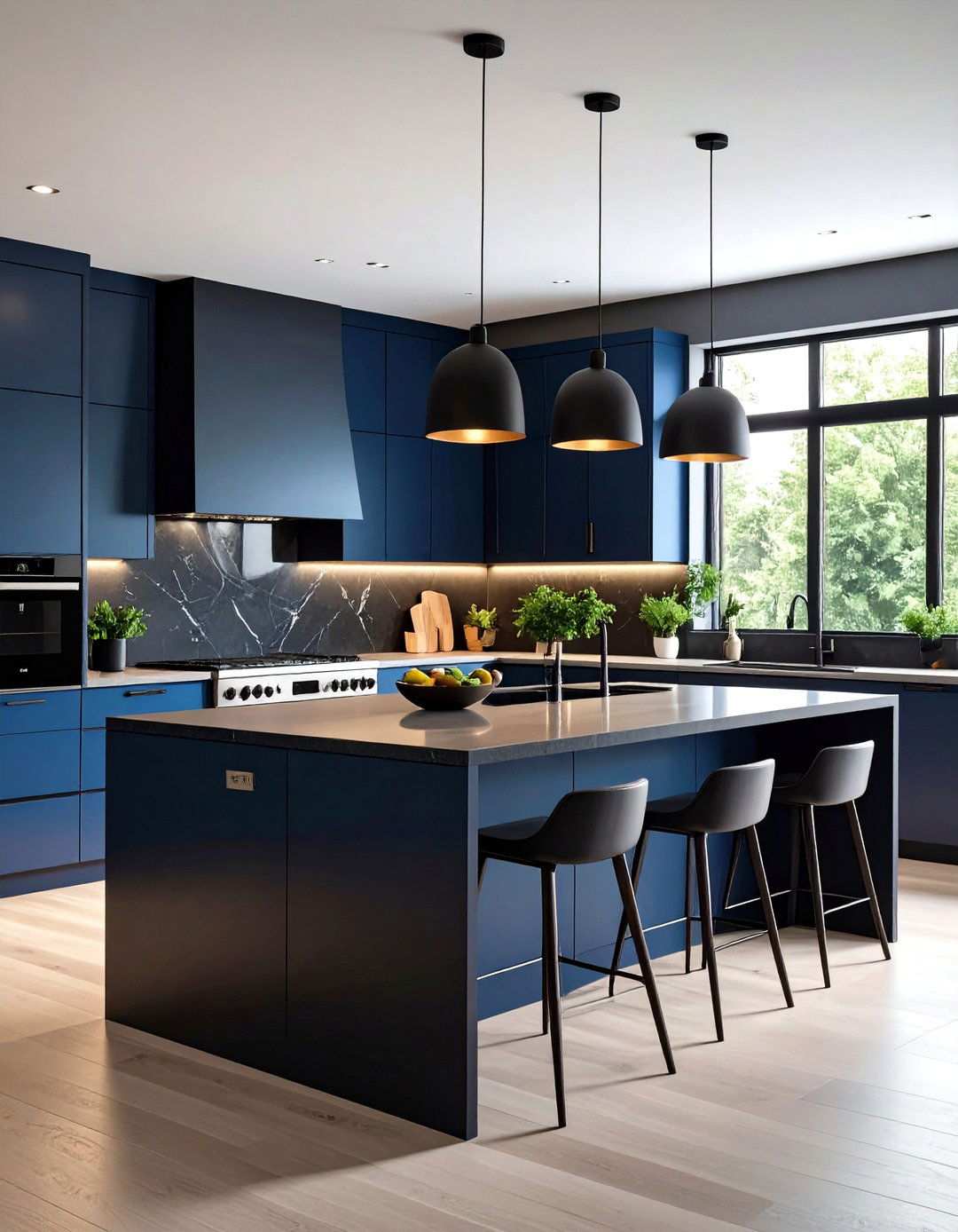 Black Cabinet Kitchen Island Focal Points - 24 kitchens with beautiful black cabinets