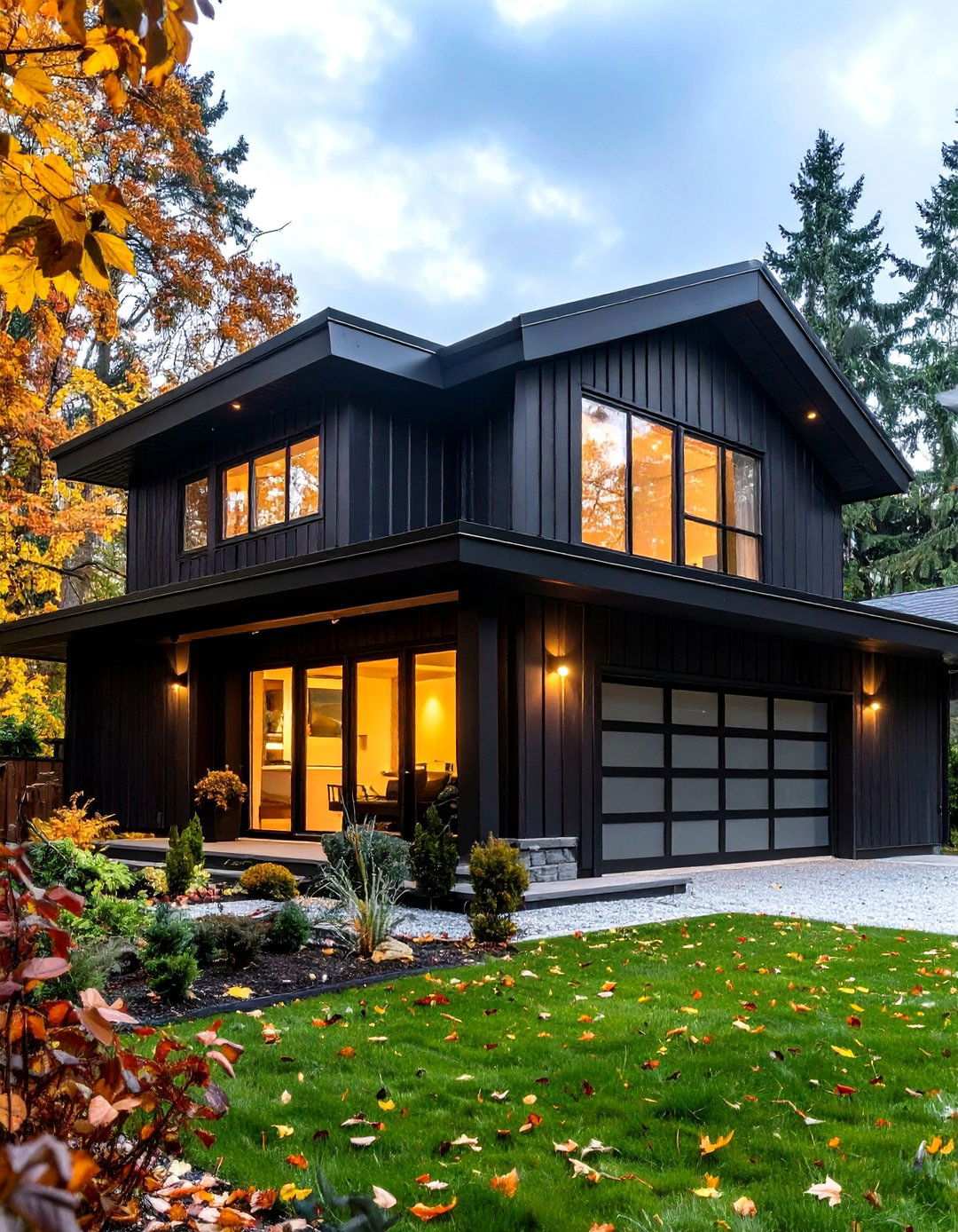 Black Metal Siding Profiles - 24 Minimalist House Exterior Ideas
