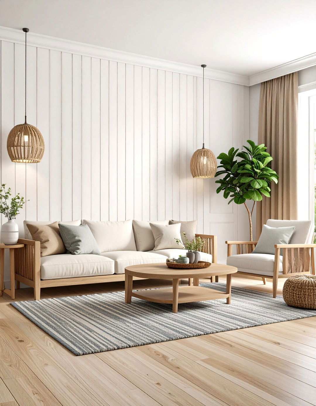 Board and Batten Paneling Systems - 24 Living Room Accent Wall Ideas