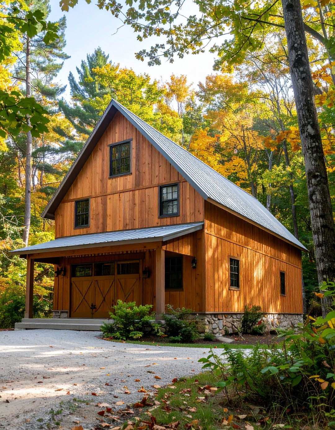 Board and Batten Rustic Style - 24 Pole Barn and Barndominium House Exteriors