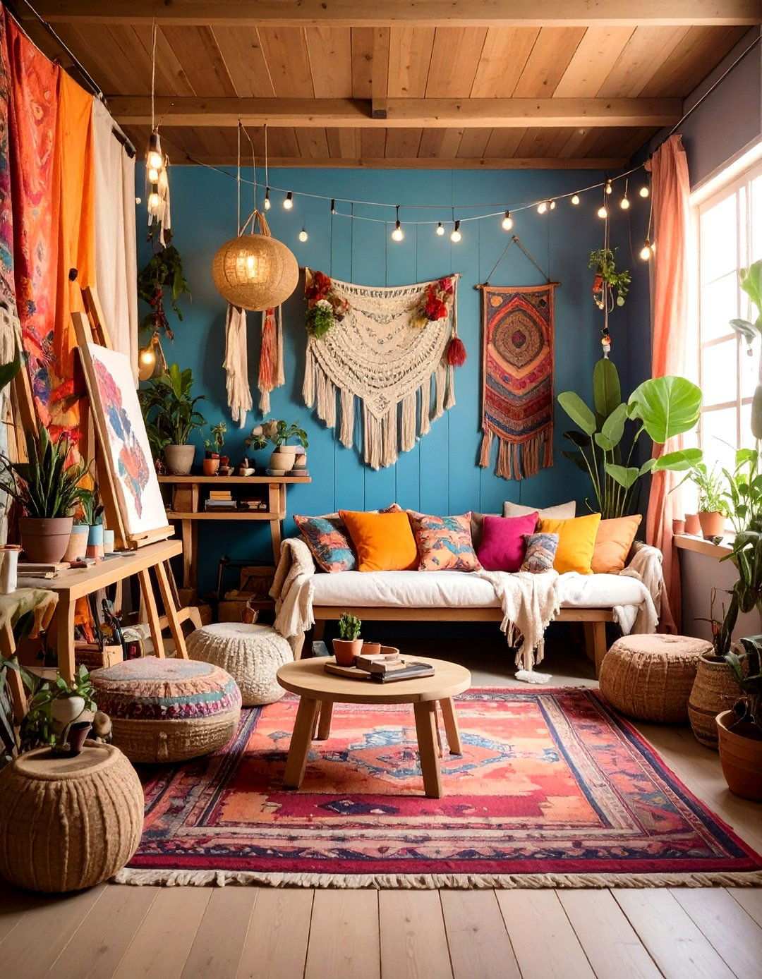 Bohemian Artist Studio - 24 She Shed Interior Ideas
