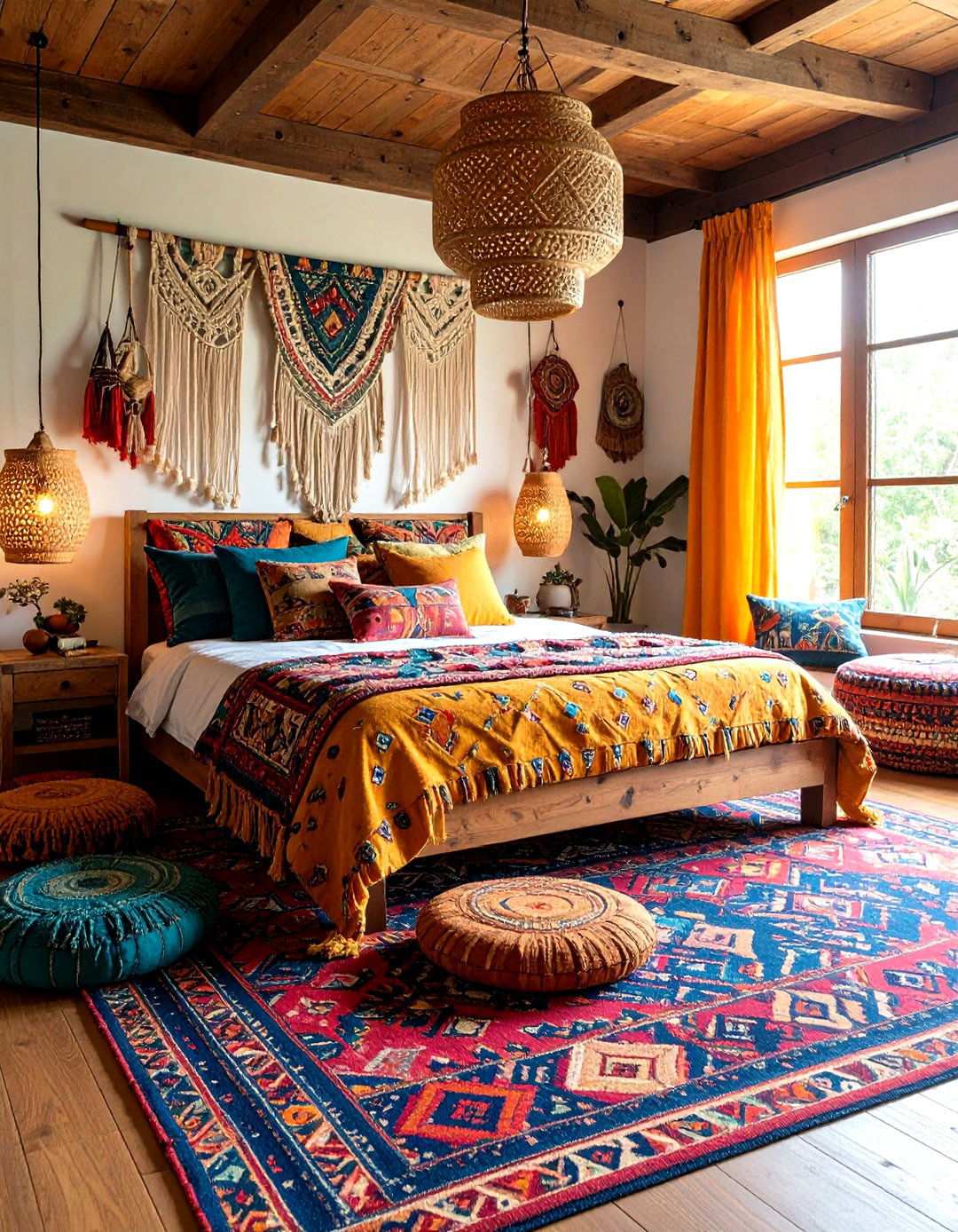 Bohemian Tapestry Haven - 24 Tween Bedroom Ideas