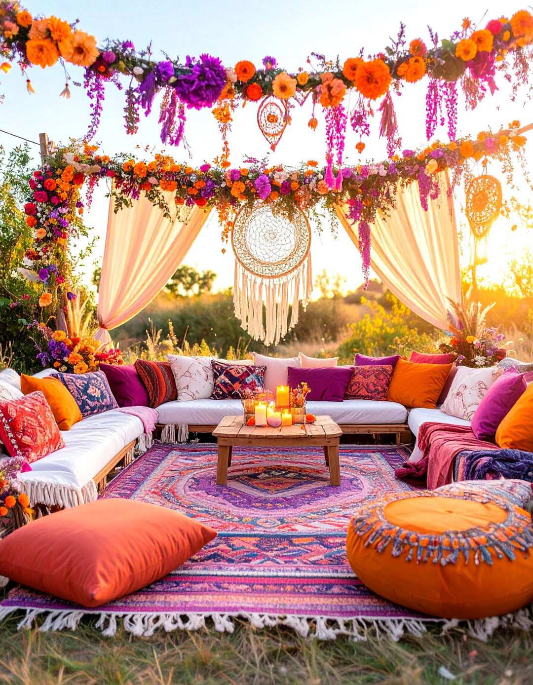 Boho Chic Outdoor Festival - 24 Wedding Shower Ideas