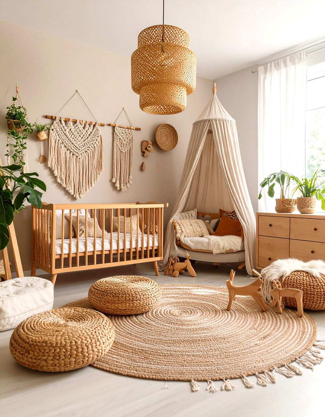Boho Woodland Nursery Theme - 24 Neutral Nursery Ideas