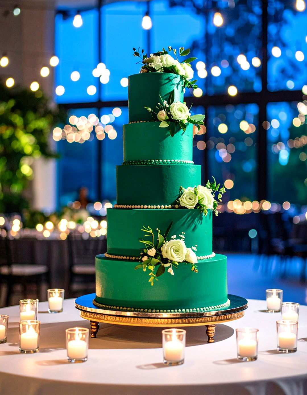 Bold Color Palette Wedding Cakes - 24 Wedding Cake Ideas