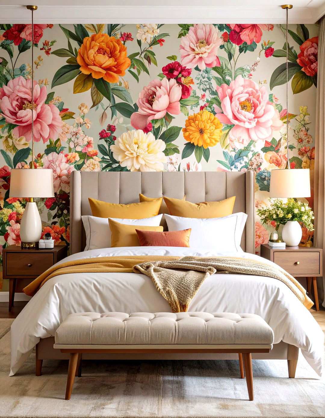 Bold Wallpaper Accent Walls - 24 Maximalist Decor Ideas