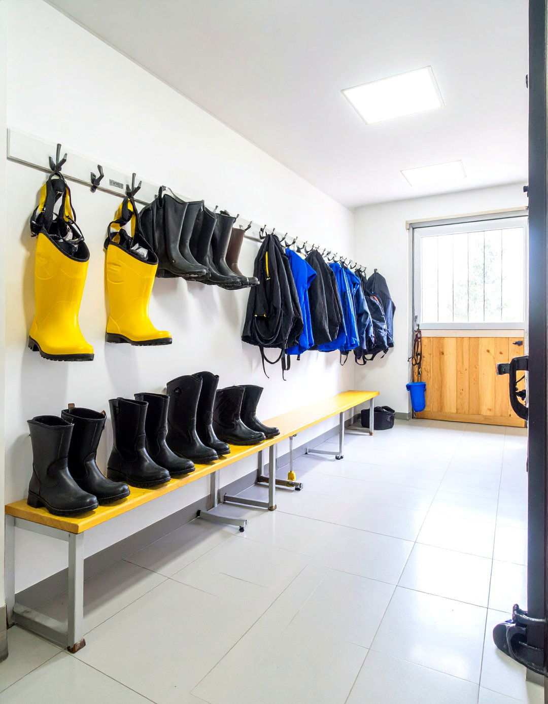 Boot and Footwear Station - 24 Tack Room Ideas
