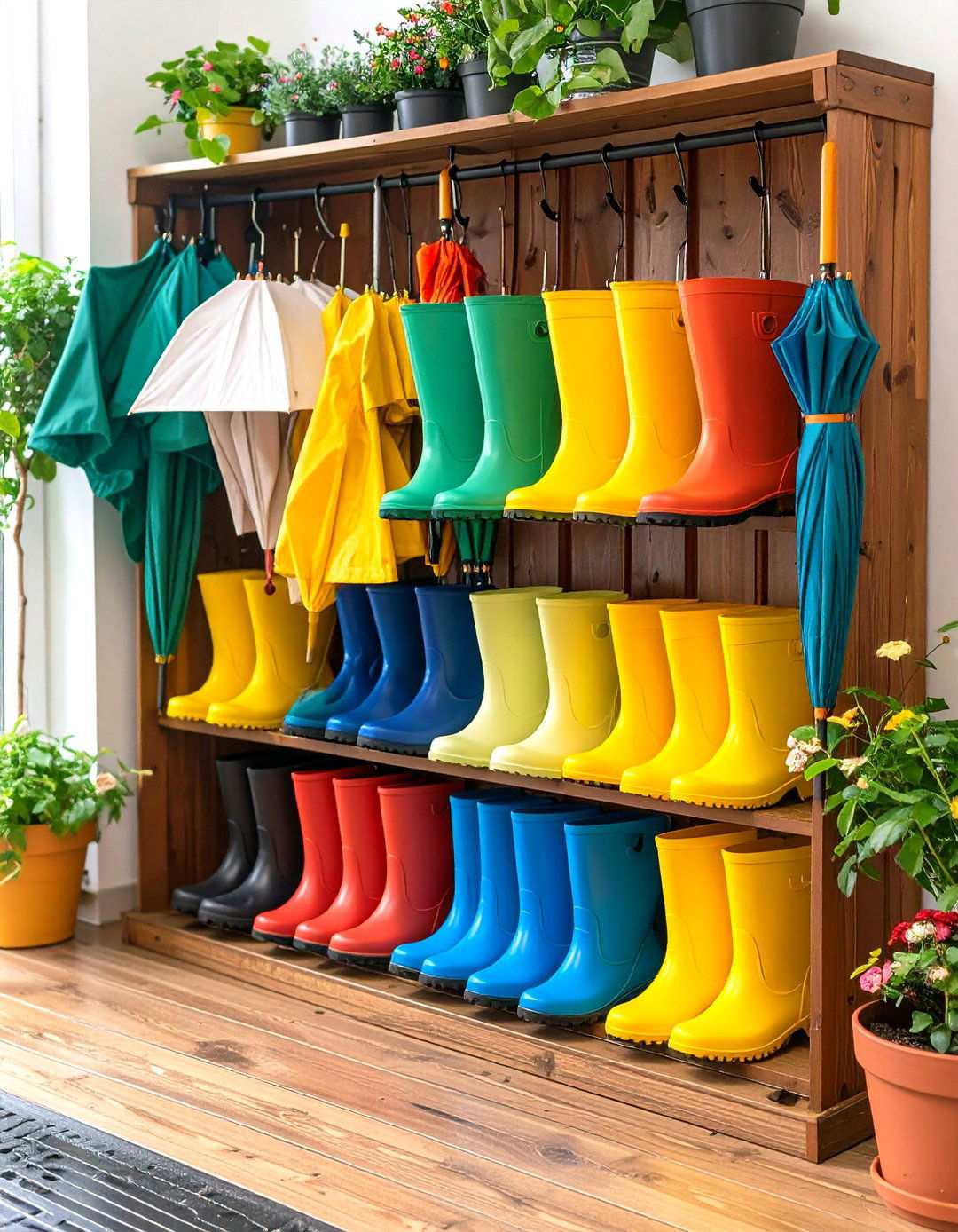 Boot Storage Mudroom Design - 24 Mud Room Ideas