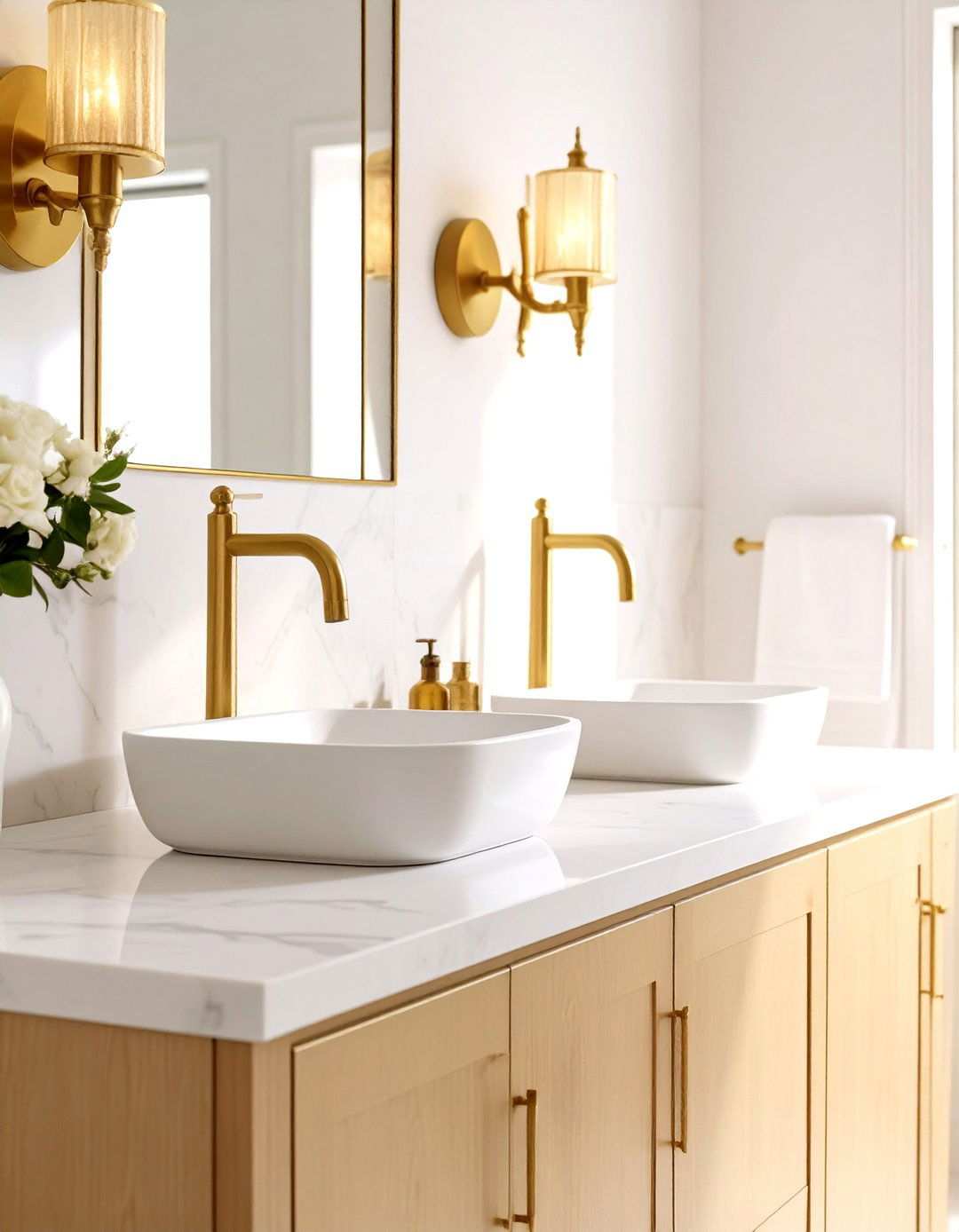 Brass Fixture Traditional Bathroom - 24 Traditional Bathroom Ideas