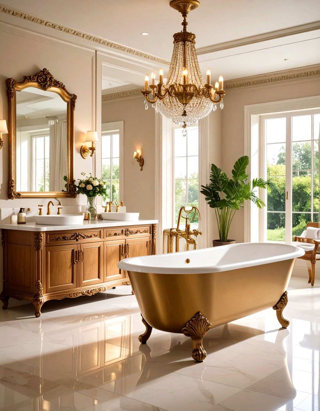 Brass Fixtures and Hardware Collection - 24 Victorian Bathroom Ideas
