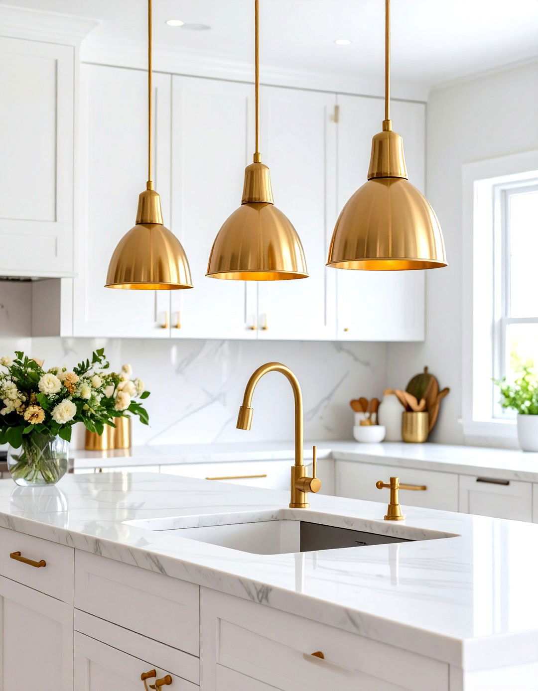 Brass Kitchen Sink Pendant Lighting Fixtures - 24 Kitchen Sink Lighting Ideas