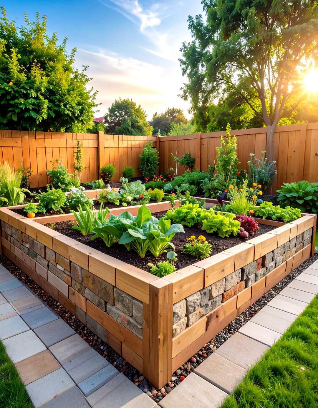 Brick and Stone Masonry - 24 Inexpensive Raised Garden Bed Ideas