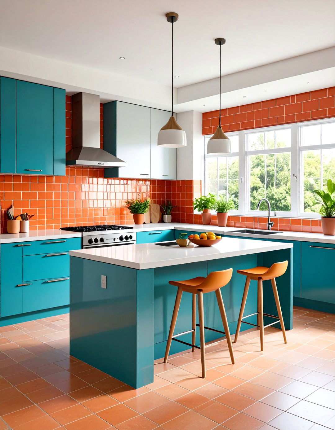 Brick Pattern Ceramic Slim Format - 24 Modern Kitchen Backsplash Ideas