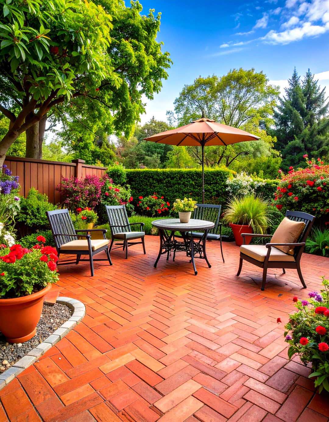 Brick Paver Patios - 24 Patio Flooring Ideas
