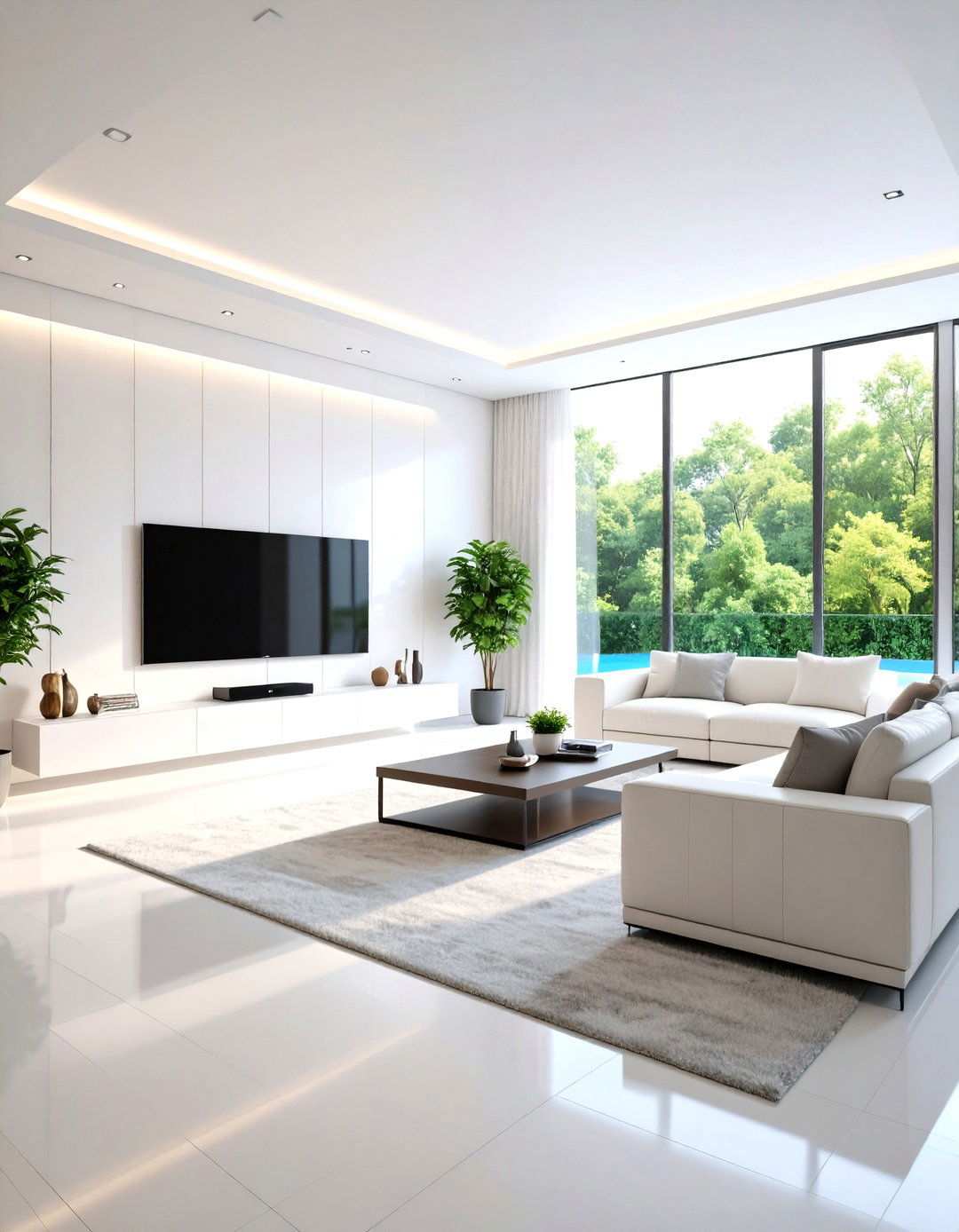 Bright and Airy Media Space - 24 Media Room Ideas